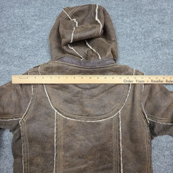 KUHL Dani Sherpa Jacket Women's Medium Brown Zip Heavy Outdoors - Picture 14 of 16